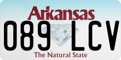AR license plate 089LCV