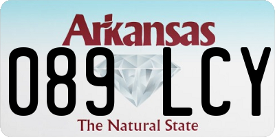 AR license plate 089LCY