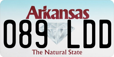 AR license plate 089LDD