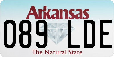 AR license plate 089LDE