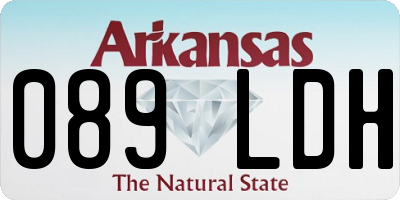AR license plate 089LDH