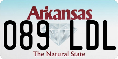 AR license plate 089LDL