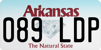 AR license plate 089LDP