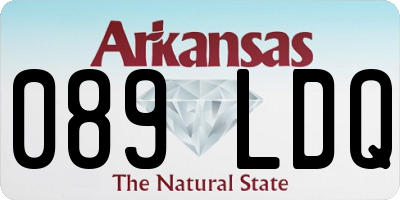 AR license plate 089LDQ