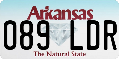 AR license plate 089LDR