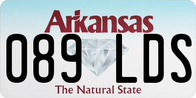 AR license plate 089LDS