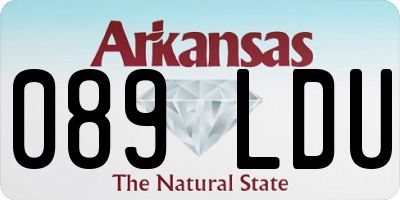 AR license plate 089LDU