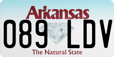 AR license plate 089LDV