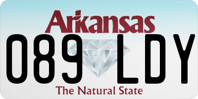 AR license plate 089LDY