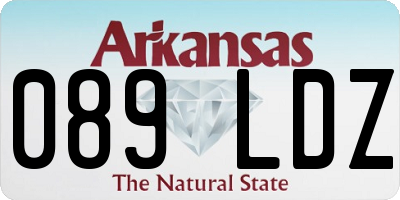 AR license plate 089LDZ
