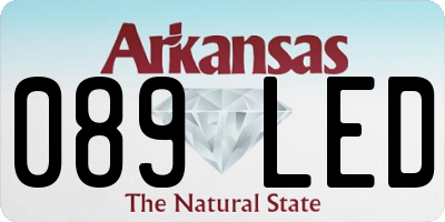AR license plate 089LED