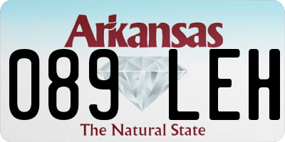 AR license plate 089LEH