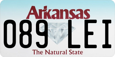 AR license plate 089LEI