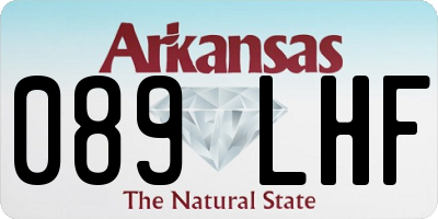 AR license plate 089LHF