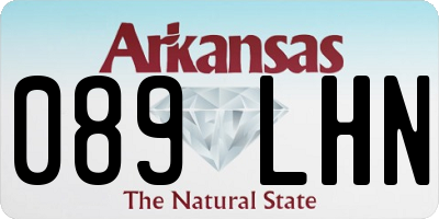 AR license plate 089LHN