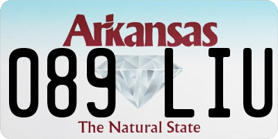 AR license plate 089LIU
