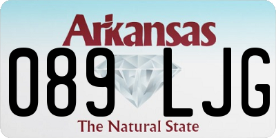 AR license plate 089LJG
