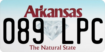 AR license plate 089LPC