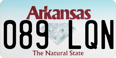 AR license plate 089LQN