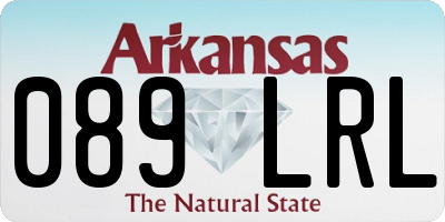 AR license plate 089LRL