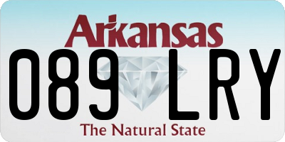 AR license plate 089LRY