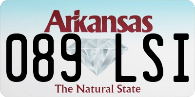 AR license plate 089LSI