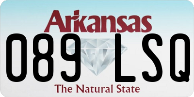 AR license plate 089LSQ