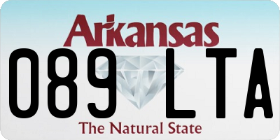 AR license plate 089LTA