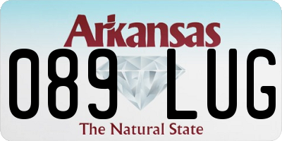 AR license plate 089LUG