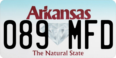 AR license plate 089MFD