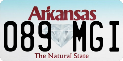 AR license plate 089MGI