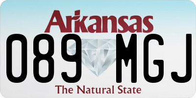 AR license plate 089MGJ