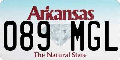 AR license plate 089MGL