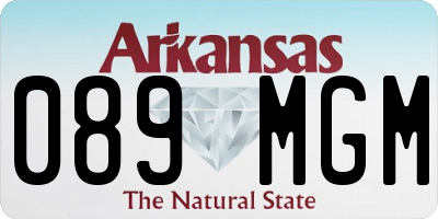 AR license plate 089MGM