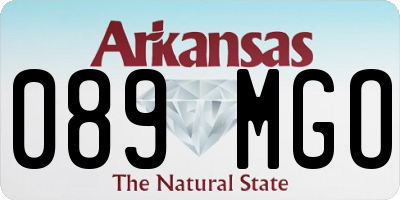 AR license plate 089MGO