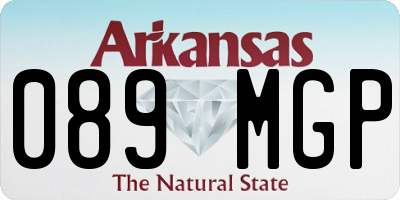 AR license plate 089MGP