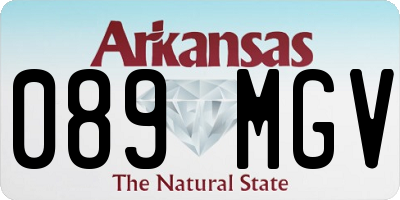 AR license plate 089MGV