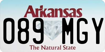 AR license plate 089MGY