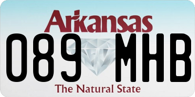 AR license plate 089MHB
