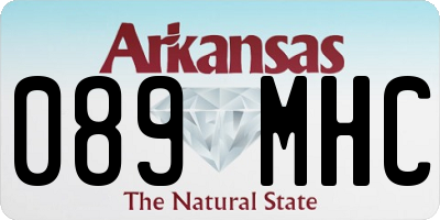 AR license plate 089MHC
