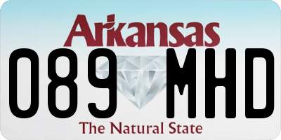 AR license plate 089MHD