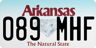 AR license plate 089MHF