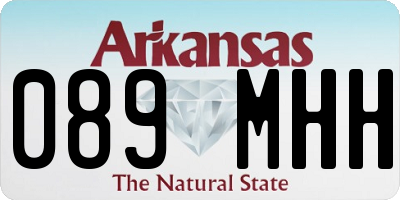 AR license plate 089MHH