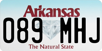 AR license plate 089MHJ