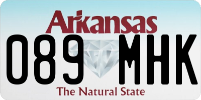 AR license plate 089MHK