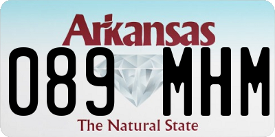 AR license plate 089MHM