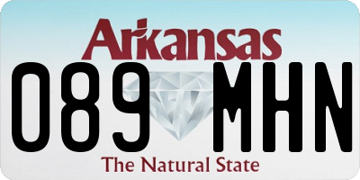 AR license plate 089MHN