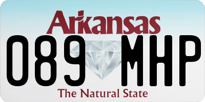 AR license plate 089MHP