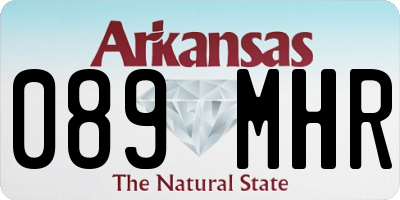 AR license plate 089MHR