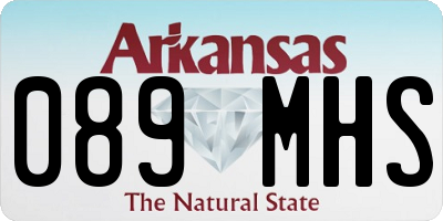 AR license plate 089MHS